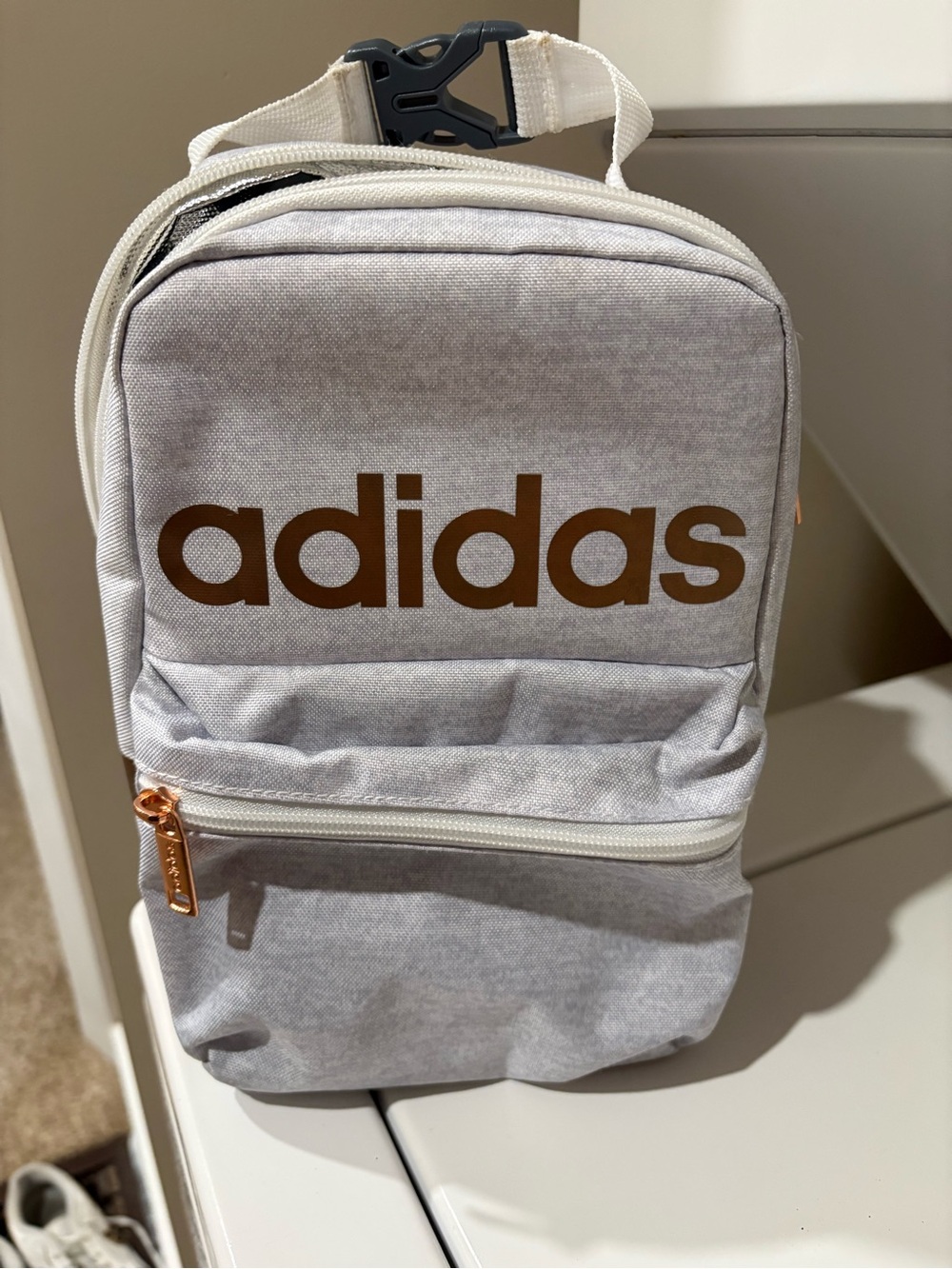 adidas Heather Gray lunch box